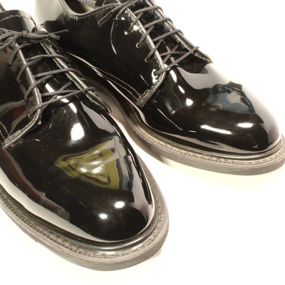 Capps Air-Lite Oxford Black Shiny Shoes Military Approved Men\'s Size 10 main image 6